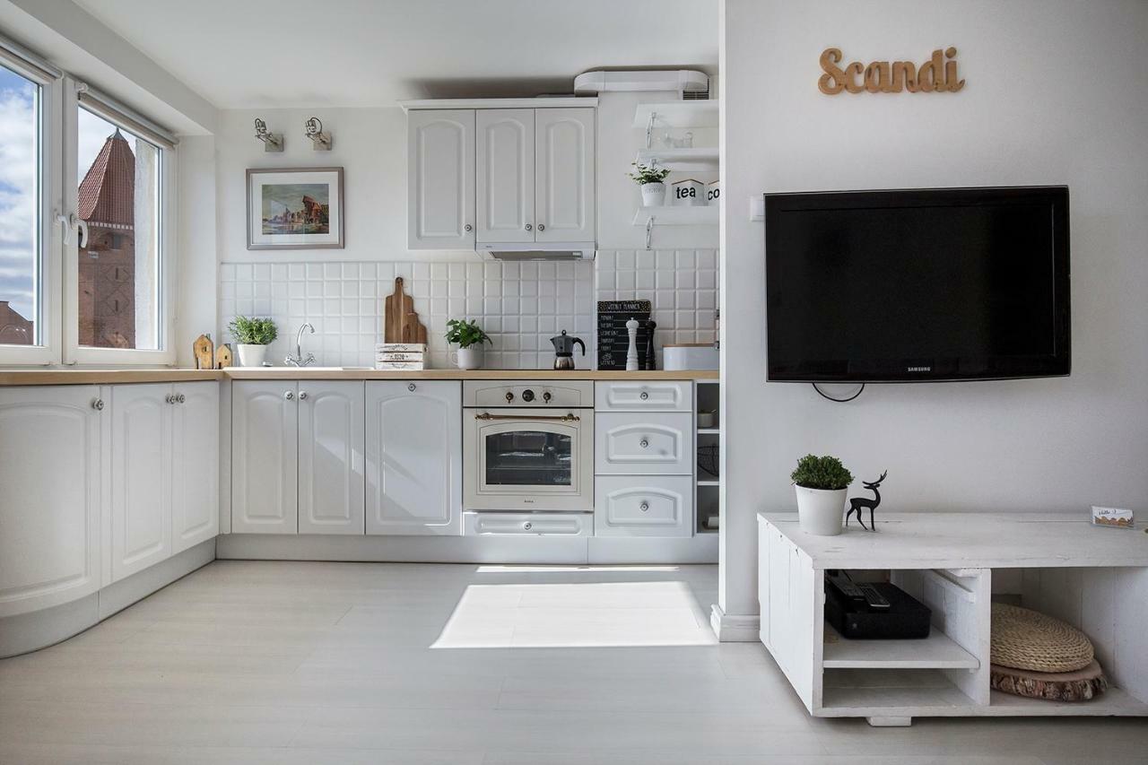 Scandi Old Town Apartment Danzig Exterior foto